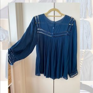 BA&SH // blue blouse